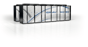 Zwei solcher Supercomputer Cray XC30 werden beim DWD in Betrieb genommen (Bild: Cray).