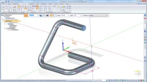 3D-Skizzen ermöglichen das Definieren von Pfaden in drei Dimensionen (Alle Bilder: Siemens PLM Software).