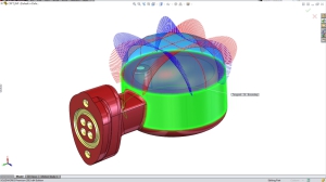 Krümmungskämme zeigen die Qualität gekrümmter Flächen auf einen Blick (Bild: SolidWorks).