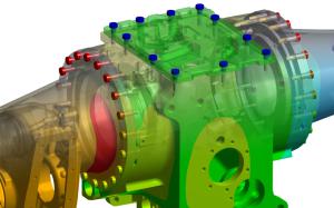 Komplexe Bauteile schnell analysieren - das ermöglicht die Ansys Workbench (Bild: Cadfem).