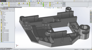 Drei Radialmenüs wie hier in der Bildkomposition stehen für Befehle zur Verfügung, wenn 3D- und 2D-Maus angeschlossen sind.