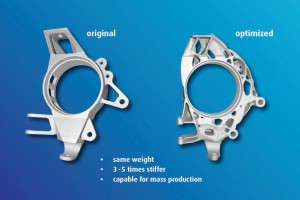 Gewaltige Einsparungen sind mit optimierten Geometrien möglich (Alle Bilder: Altair).