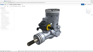 Bei Onshape arbeitet man schon an einem Motor, auch wenn die Teilnahme noch unsicher ist (Bild: Onshape).