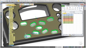 Muster von Mustern - in Solid Edge ST8 schnell erkannt und im Tabellenblatt editiert (Alle Bilder: Siemens PLM Software).