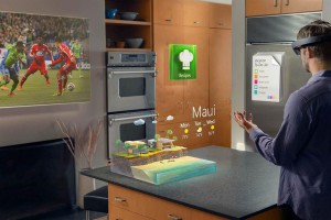 Die Augmented-Reality-Umgebung in Windows 10 mit Datenbrille ließe sich auch für die Darstellung von technischen Modellen nutzen (Bild: Autodesk).