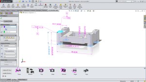 In SolidWorks MBD definiert der Anwender die benötigten Zusatzinformationen und die Ansichten dazu (alle Bilder: SolidWorks).