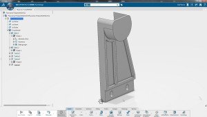 In Catia findet man sich schnell zurecht, den Rollenhalter für meinen 3D-Drucker hatte ich nach zehn Minuten mit dem neuen System fertig.