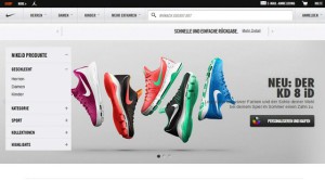 Der Shop "Nike ID" ist ein Anwendungsfall von Mass Customization zum Thema Schuhe (Bild Nike).