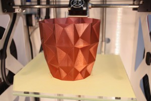 Das auf der Euromold präsentierte PET-Filament zeigte einen sehr schönen Oberflächenglanz.