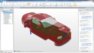 ...ebenso wie der Elektronikentwickler, der in PCBWorks das 3D-Modell des Produkts sieht und sein Layout entsprechend optimieren kann. Rechts sieht man die Kommunikation der beiden Abteilungen.