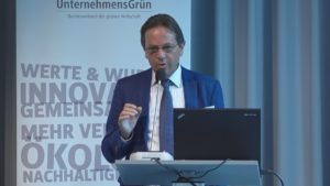 Uli Sendler spricht bei der Heinrich-Böll-Stiftung über Industrie 4.0 und die digitale Welt von morgen.