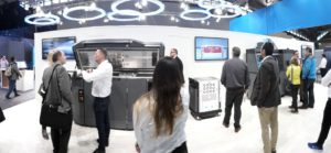 HP zeigte erstmals in Europa sein 3D-Drucksystem.