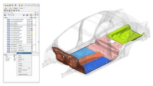 Neue Funktionen in HyperMesh für die Verwaltung von Baugruppen und Konfigurationen.