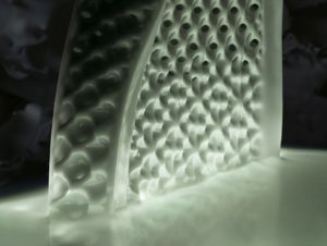 Die Sohlen des Futurecraft 4D werden in 20 Minuten in einem CLIP-Drucker von Carbon gefertigt.