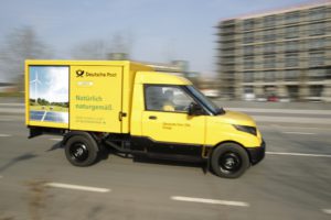 E-Auto in Aktion: Streetscooter der Post