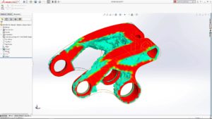 Topologieoptimnierung in SolidWorks 2018