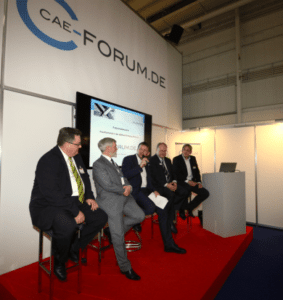 Podiumsdiskussion auf dem CAEForum