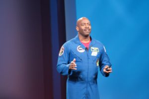 Leland Melvin auf der SolidWorks World 2019.